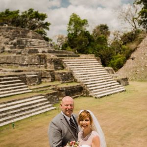 Mary and Tim Mayan temples Wedding