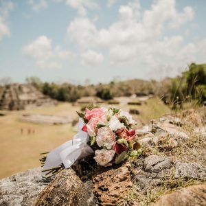 Mary and Tim Mayan temples Wedding