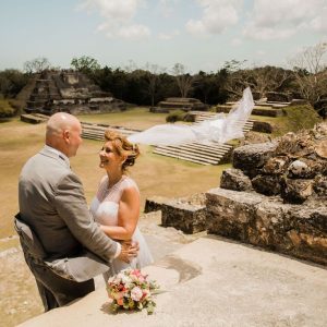 Mary and Tim Mayan temples Wedding