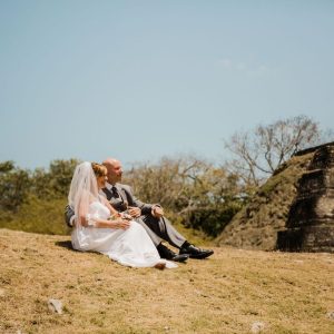 Mary and Tim Mayan temples Wedding