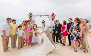 Nicole and Adam: Cruise Ship Beach/Maya Ruin Wedding