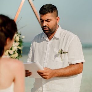 Sabina and Ravi Seaside Wedding