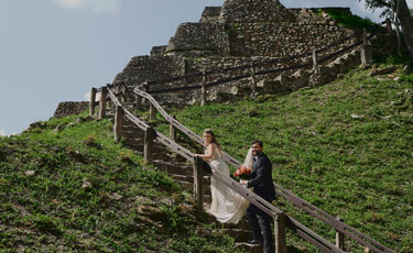 Sadie and Jeff Rainforest and Beach wedding