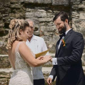 Sadie and Jeff Rainforest and Beach wedding