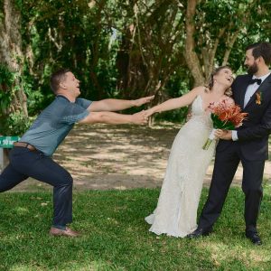 Sadie and Jeff Rainforest and Beach wedding