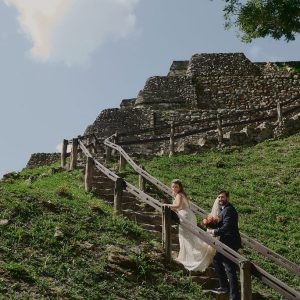 Sadie and Jeff Rainforest and Beach wedding