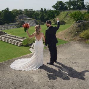 Sadie and Jeff Rainforest and Beach wedding