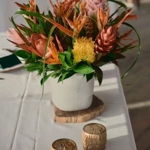 Sadie and Jeff Rainforest and Beach wedding