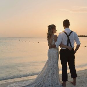 Sadie and Jeff Rainforest and Beach wedding