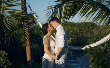 Samantha and Bradley Caye Caulker Wedding