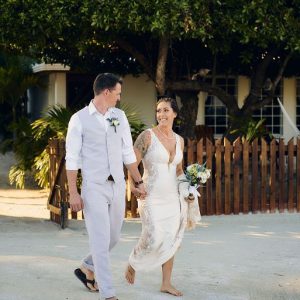 Samantha and Bradley Caye Caulker Wedding