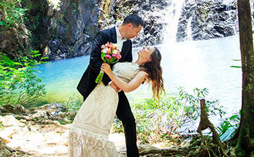 Tara and Chris: Adventure Waterfall Wedding