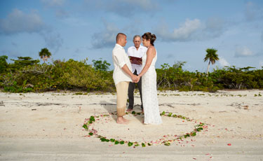 Tracy and Michael Sandbar Wedding